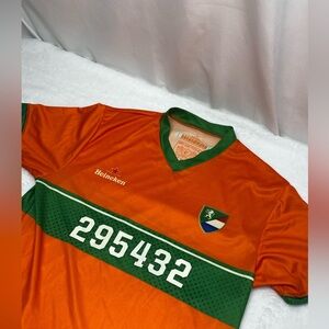Heineken Rugnummers Soccer Jersey 2012 Size O/S one size used Pre Owned
